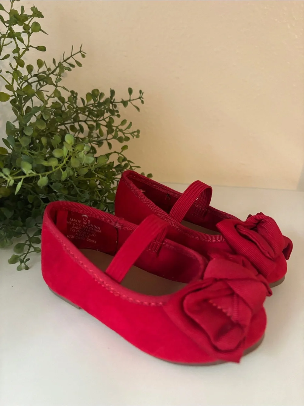 Old Navy Red Bow Mary Jane Flats for Kids